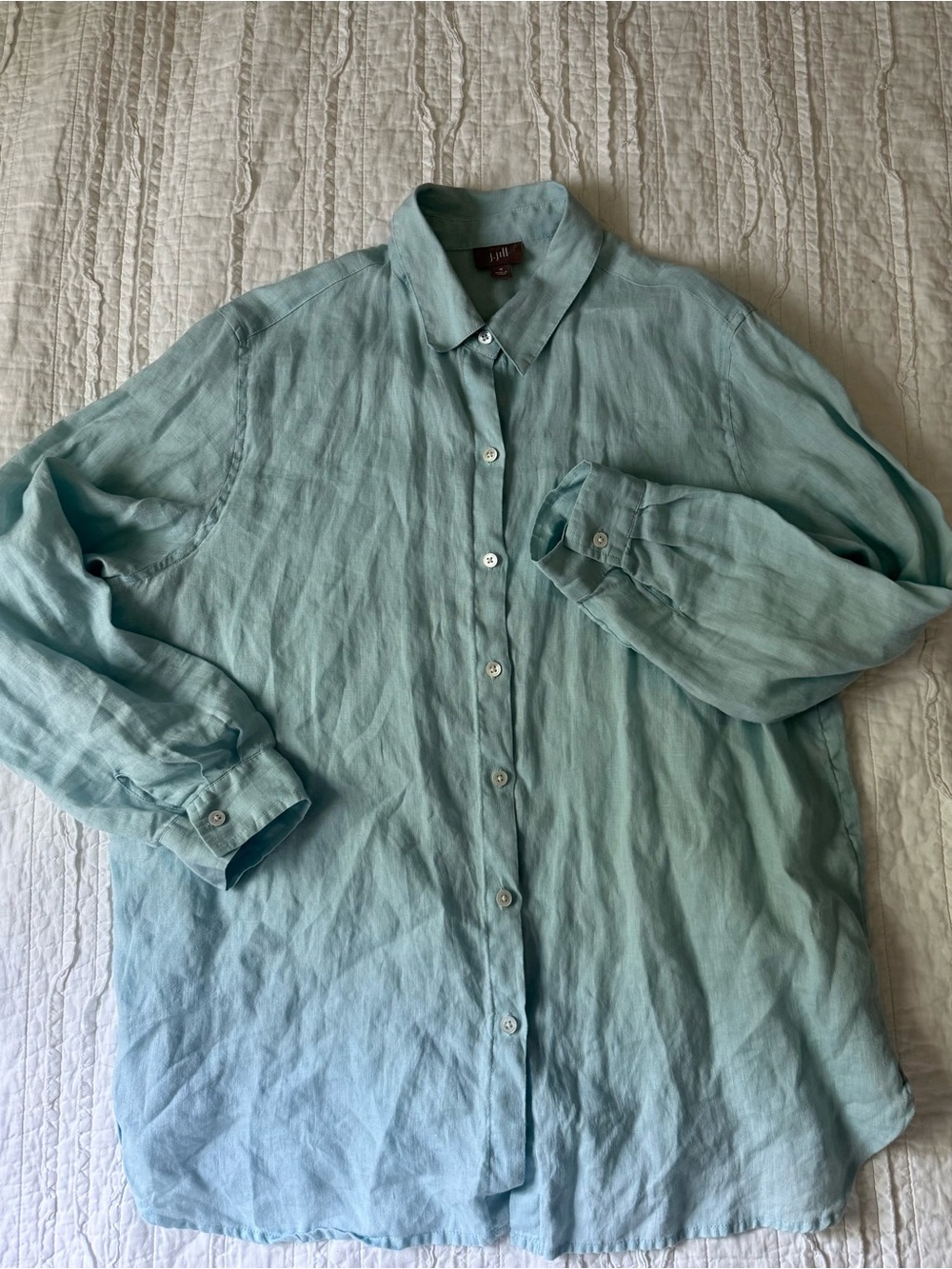 3 J Jill Linen Button Down Shirts M - Picture 10 of 16